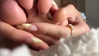 Up close foot snag a grasp at